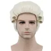 Cosplay Mascarada Barroca para Hombre, Peluca Colonial para Hombre, Peluca de Fibra Química Falsa para Abogado y Juez