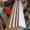 Madera maciza tiras de madera de pino virutas de madera DIY fabricación de modelos hechos a mano materiales para soporte de flores tablones de madera tiras decoración tablero de cama tiras de madera