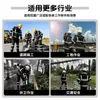 Conjunto de Impermeable Reflectante de Dos Piezas y Pantalón de Lluvia al por Mayor para Vigilancia de Tráfico, Saneamiento, Ciclismo y Protección Laboral, Transpirable y a Prueba de Tormentas