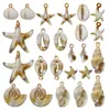 1 Novo Material Acrílico Pingente de Concha do Mar Estrela do Mar Pingente DIY Pulseira Colar Acessórios de Joias