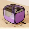 Caixa Secadora de Pelo para Pet com Soprador, Respirável, Dobrável, Fácil de Guardar, Atacado para Lojas de Gatos, Caixa Secadora Dedicada para Gatos