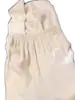 ¡Altamente Recomendado! Sin Textura D ~ Nuevos Pantalones Anchos de Terciopelo Leche Color Blanco Crudo con Caída de Seda para Mujer