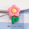 Versão Q fofa desenho animado flor balão rosquinha criativo resina pequenos acessórios cola de creme material DIY acessórios