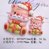 Desenho Animado Natal Criativo Feito à Mão DIY Cola de Creme Capa de Celular Grampo de Cabelo Faixa de Cabeça Flor de Sapato Pingente Joia Resina Lote