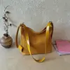 Bolsa Saco Estilo Coreano Nicho Padrão Trançado Preguiçoso para Mulheres, Nova Bolsa de Ombro Transversal Tendência Fashion para o Dia a Dia
