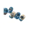 Pegatina para Uñas Hot Silver Estrella Vaquera del Milenio Y2K Azul Gris Exquisita Calcomanía Hueca para Decoración de Uñas con Adhesivo
