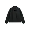 Chaqueta de Trabajo ACE Simple y Moderna Estilo Old Money Cuello Solapa para Hombre, Abrigo Casual y Sofisticado de Corte Holgado HJ5923