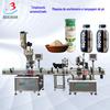Máquina de enchimento de pó de lavanderia Máquina de enchimento de açúcar branco Máquina de tampar de enchimento de pó Máquina automática de enchimento de pellets