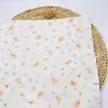 Tejido de crepé de doble capa, tejido de algodón 100% con estampado digital directo de dibujos animados para ropa de casa de bebés y niños, ropa posparto, gasa de doble capa