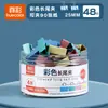 Clips para papel metálicos Morandi de color verdadero, clips de cola larga para sujetar libros de estudiantes, clips para tickets de papelería de oficina al por mayor
