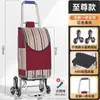 Carrinho Pequeno para Compras de Supermercado para Uso Doméstico Grande Capacidade Portátil Dobrável Carrinho de Compras Subir Escadas Rodas de Cristal Resistente ao Desgaste Aço Inoxidável Carrinho Pequeno