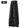 Calça de Trabalho Estilo Americano Nova Outono/Inverno 2026, Calça Casual Larga Unissex com Pernas Largas Ajustáveis