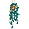 Paquete de Materiales de Crochet Más Vendido de Amazon Serie de Plantas Adornos de Flores en Maceta Regalos Soporte Dropshipping