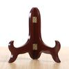 Soporte para Platos Estante de Madera para Platos Estante para Adornos Estante Artesanal para Monedas de Latón