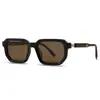 Estilo Pin Ins Europeo y Americano Nuevo para Hombre Tendencia Calle Encanto Moderno Retro Gafas de Sol Polarizadas para Mujer 10074