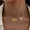 Joyería Europea y Americana Simple y de Moda Lágrimas de Sirena Collar Elástico Invisible Exquisito Collar Versátil Exportación al por Mayor