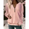 Suministro transfronterizo de sudaderas para mujer, sudaderas acolchadas de otoño e invierno, sudaderas con cremallera para mujer, prendas de abrigo para mujer y cárdigans