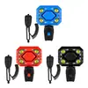 Kit de Luz e Buzina para Bicicleta Transfronteiriço, Farol Forte para Pedalada Noturna, Campainha à Prova de Chuva para Bicicleta de Montanha, Equipamento de Ciclismo Super Alto