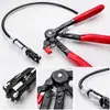 Abrazadera de haz activada por cable Juego de 9 piezas Empaque de caja de avión Tipo de garganta flexible Con haz de cables Adecuado para mecánicos de reparación de automóviles Electricistas
