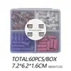 50 Peças de Anéis de Lixar para Polimento de Unhas, Especializados para Remover Esmalte, Núcleo Mini de Aço Inoxidável, Alta Resistência e Resistente ao Desgaste