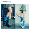 Guantes de lana retro para mujer de otoño e invierno y calentadores de piernas, calcetines cálidos de punto versátiles a prueba de frío de caña media apilables, estilo coreano