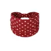 Diadema Deportiva de Flor de Anacardo Europea y Americana para Yoga, Banda para el Cabello Antitranspirante Absorbente de Sudor Elástica de Algodón para Mujer, Diadema Bohemia para Mujer