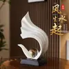 Gabinete de Vino de Lujo Ligero Estilo Arenisca Entrada de Sala de Estar Gabinete de TV Decoración de Oficina Adornos Nicho de Gama Alta