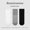 Calcetines de verano renacentistas para mujer, calcetines finos de primavera y otoño, medias blancas de pantorrilla, seda blanca, jk lolita, tubo mediano