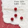 Serie Roja de Navidad y Año Nuevo Conejo Lindo Oso Paixing Cuentas Accesorios de Aleación DIY Cuentas