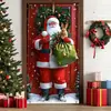 Nuevas Decoraciones Navideñas Transfronterizas, Tela de Fondo para Fotografía al Aire Libre, Suministros para Decoración de Pancartas de Año Nuevo, Tela Colgante Personalizada