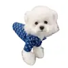 Camisa de Mezclilla de Manga Corta para Perro y Gato Primavera y Verano Estilo Coreano Guapo Ropa para Perros Medianos y Pequeños Teddy Bixia Yorkshire