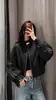 Chaqueta de Béisbol Dulce y Fresca para Mujer, Estilo Callejero Otoño 2026, Chaqueta Versátil Casual Holgada con Diseño Adelgazante y que Alarga la Figura