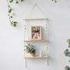 Ins Estilo Tecido Armazenamento Rack Estante Decoração Homestay Home Tábua de Madeira Decoração de Parede Bay Janela Varanda Armazenamento Rack Presente