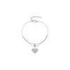 Pulsera de amor de doble capa de verano para niñas, diseño nicho ins de lujo ligero, alto sentido, nueva pulsera de amigas 2022