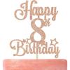 Tarjeta de pastel de cumpleaños caliente transfronteriza felizcumpleaños fiesta de cumpleaños vestido INS brillo insertable venta al por mayor