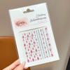 Adesivos de Maquiagem Facial Super Fada Infantil Concha Pérola Strass Borboleta Menina Bebê Maquiagem para Apresentação Adesivos Faciais de Diamante Adesivos para Canto dos Olhos