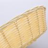 Cesta de mimbre sintético para pan tienda de snacks pastelería cesta tejida de plástico PE plato de dulces pp cesta tejida ovalada