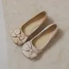 Zapatos Planos para Mujer 2026 Nuevo Estilo Verano Boca Baja Estilo Francés Zapatos de Hada Suaves con Lazo para Combinar con Vestidos