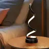 Lámpara de Mesa Decorativa Creativa en Espiral Transfronteriza Atmósfera Moderna LED Restaurante Bar Romántica Mesita de Noche Luz Nocturna Regalo