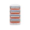 Comércio Exterior Transfronteiriço Laranja Lâmina de Cinco Camadas Navalha Manual Navalha Masculina Tongjili Suporte de Lâmina Frontal Speed 5-camadas 5 Cabeças