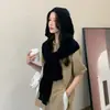 Bufanda para mujer de invierno, moderna, versátil, con capucha, chal, prenda exterior, gruesa, cálida, larga, de alta calidad