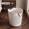 Cesta de Armazenamento de Roupas Sujas Nova Transfronteiriça Cesta de Roupas Sujas Doméstica Balde Tipo Barril Grande Capacidade de Aparência Elevada para Roupas Sujas