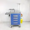 Carrinho de Transporte Multifuncional em ABS, Carrinho de Enfermagem e Tratamento, Vários Tamanhos, Carrinho de Entrega de Medicamentos para Sala de Cirurgia e Departamento de Emergência, Carrinho de Resgate para Sala de Cirurgia