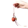 Palo de rosa rojo Fresa Fruta Palo de rosa Vegetal Colgante Caqui Llavero Calabaza Accesorio Calabaza Accesorio Naranja Colgante