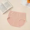 Calcinhas Femininas Tianmei com 60 Fios de Algodão de Fibra Longa de Xinjiang, Sem Costura, Respiráveis, Finas, 100% Algodão, Antibacterianas, com Entrepernas Estendida para Mulheres