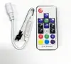 Control Remoto de Llave Rf17 Controlador de Colores 5-24V Luz de Agua Corriente Tira de Luz Ambiental Led Controlador Atenuador