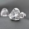 Aretes coreanos de plata esterlina 925 J Love joyería para mujer comercio exterior aretes en forma de corazón fabricantes venta al por mayor al contado