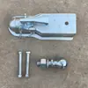Capa para cabeça de engate de reboque, engate de reboque, acessórios para RV, conector, suporte de reboque e fixação, capa de bola, tampa de bola, corrente incluída