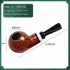 Novo Modelo de Pipa de Fumar de Resina de Maçã da Yimu, Destacável e Fácil de Limpar, Feita de Baquelite, Resistente ao Calor, com um Cachimbo de Ferro Portátil, Disponível para Dropshipping
