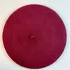 Boina de Lana de Color Sólido Dopamine para Mujer Moda Coreana Sombrero de Artista Otoño e Invierno Adelgazante Facial Sombrero de Lana Artístico Retro